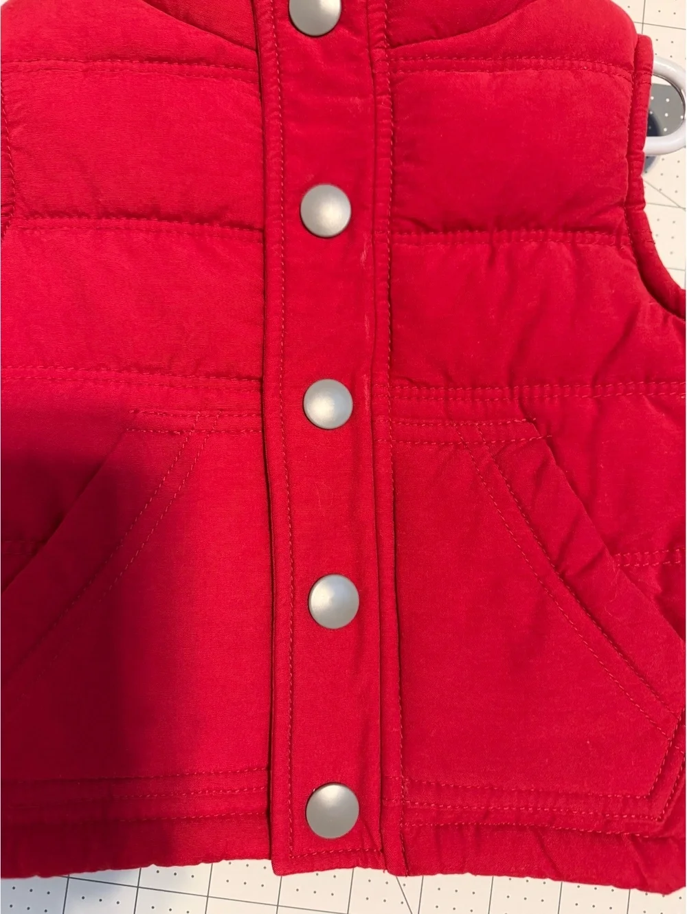Gymboree Red Quilted Baby Vest 6-12 Months